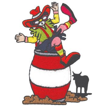 350x350 Rodeo Clown Embroidery Design Annthegran
