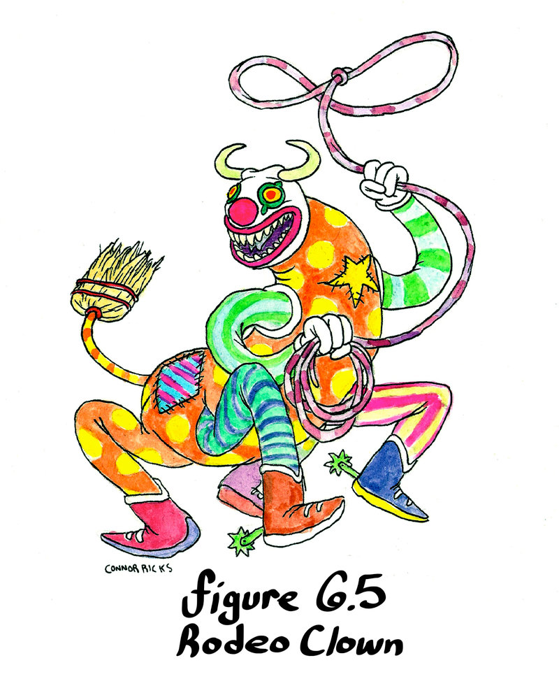 800x981 Rodeo Clown From Space By Rixshaw