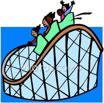 350x344 Nice Rollercoaster Clipart