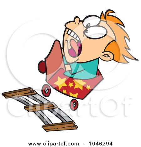 450x470 Clipart Outlined Scared Girl On A Roller Coaster