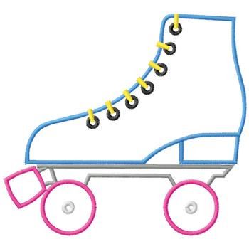 350x350 Roller Skate Clip Art Outline Clipart