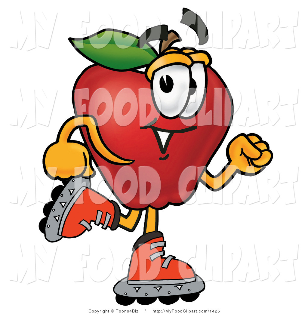 1024x1044 Food Clip Art Of A Smiling Athletic Red Apple Character Mascot