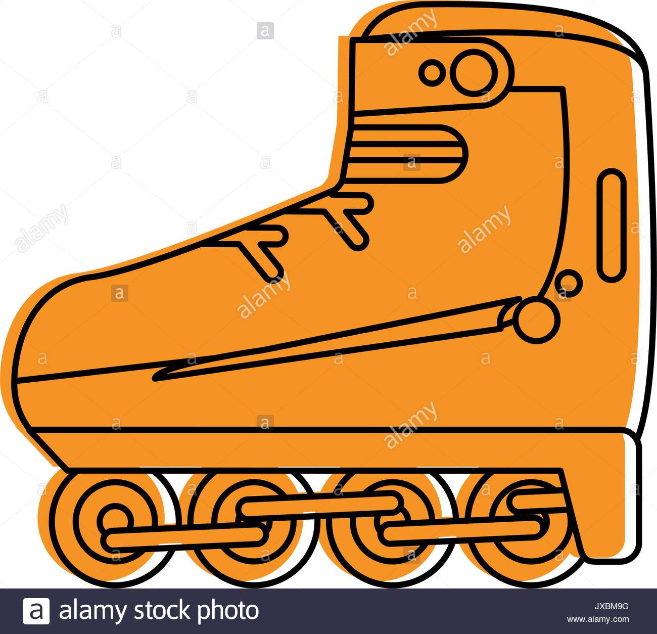 1300x1254 Rollerblades Stock Vector Images