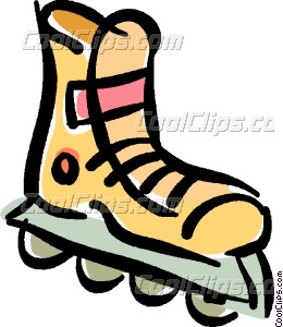 260x300 Roller Blade Vector Clip Art