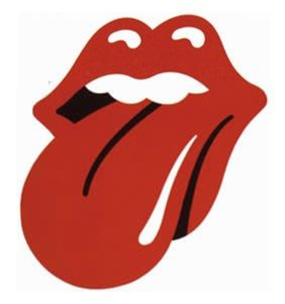 564x600 Rolling Stones Logo Clipart Free Images