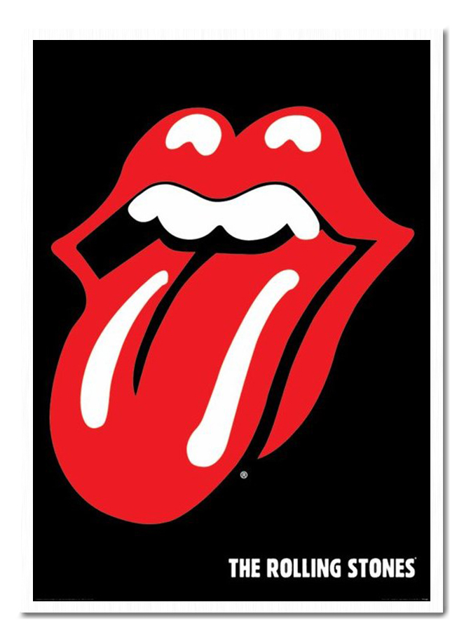 662x915 Framed The Rolling Stones Lips Logo Poster New Ebay
