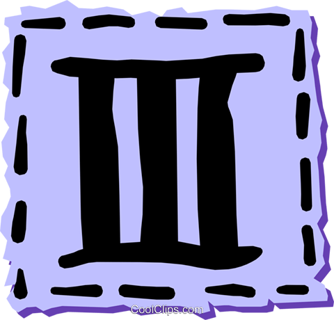 480x460 Roman Numerals Royalty Free Vector Clip Art Illustration Text0960