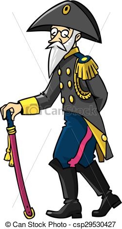 251x470 Old Soldier Clipart