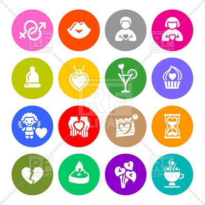 400x400 Valentine's Day Icons