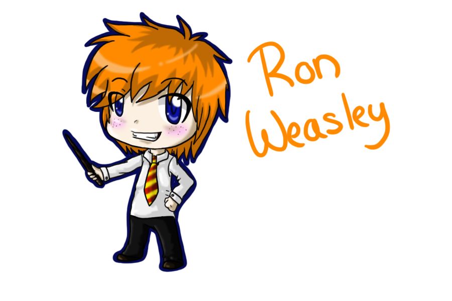 900x600 Ron Weasley Chibi. By Shadownchaosforevr