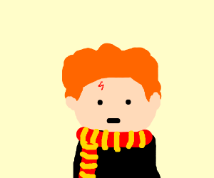 300x250 Ron Weasley But He Has Harry's Scar