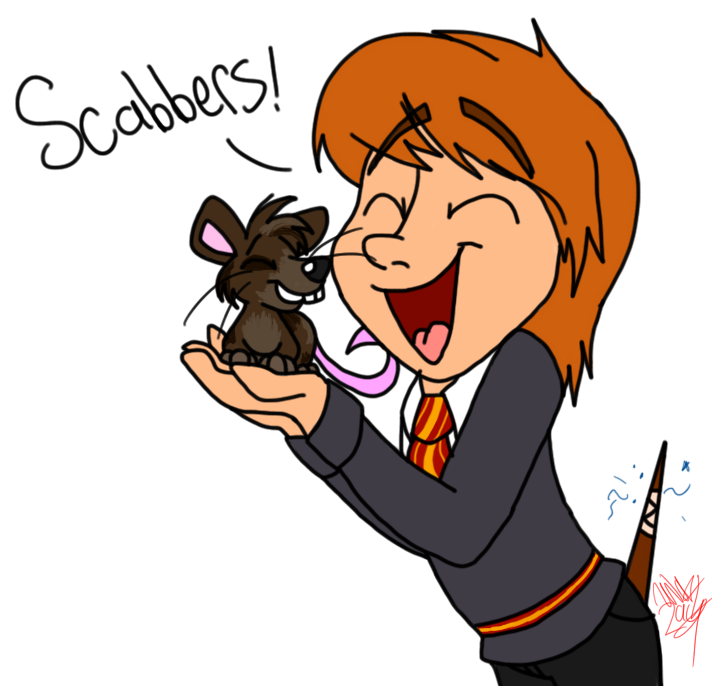 712x686 Ron And Scabbers By Hufflepuffrave