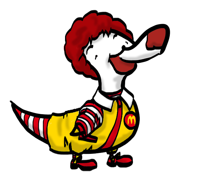 630x550 Ronald Mcdonald Duck By Sicksikmans