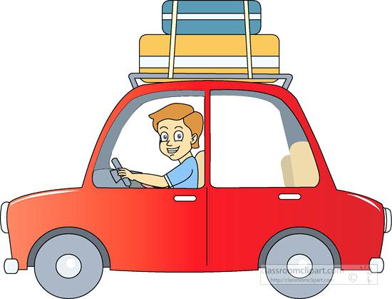 550x419 Free Clip Art Travel Automobiles Travel By Car Suitcase On Roof