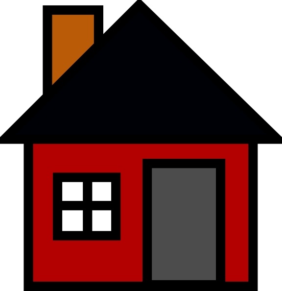 576x594 House Open Roof Clipart