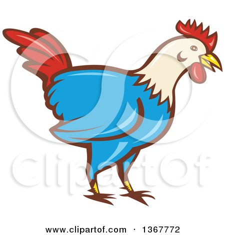 450x470 Clay Sculpture Clipart Colorful Rooster