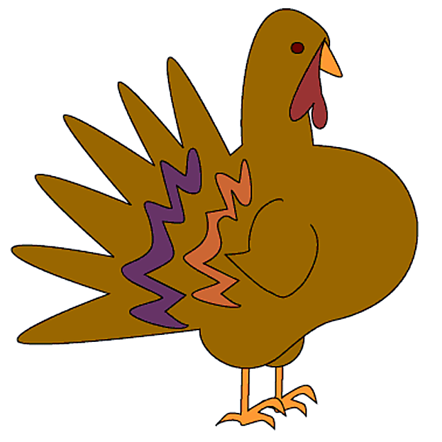 640x640 Top 91 Turkey Clip Art