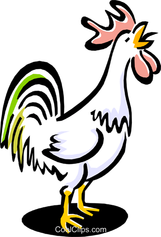 327x480 Rooster Royalty Free Vector Clip Art Illustration Anim1553