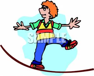 300x242 A Boy Walking On A Tight Rope