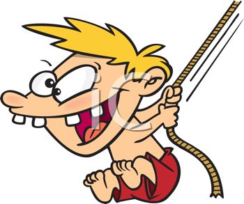 350x293 Royalty Free Cliprt Image Excited Little Boy Jumping