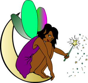 298x282 Purple Fairy Clip Art