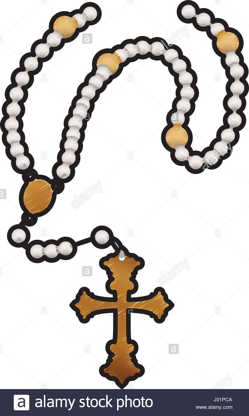 834x1390 Jesus Necklace Stock Vector Images