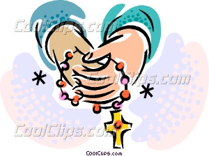 300x224 Rosary Vector Clip Art