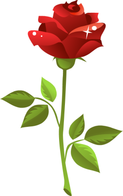 252x400 Red Rose Clip Art 101 Clip Art