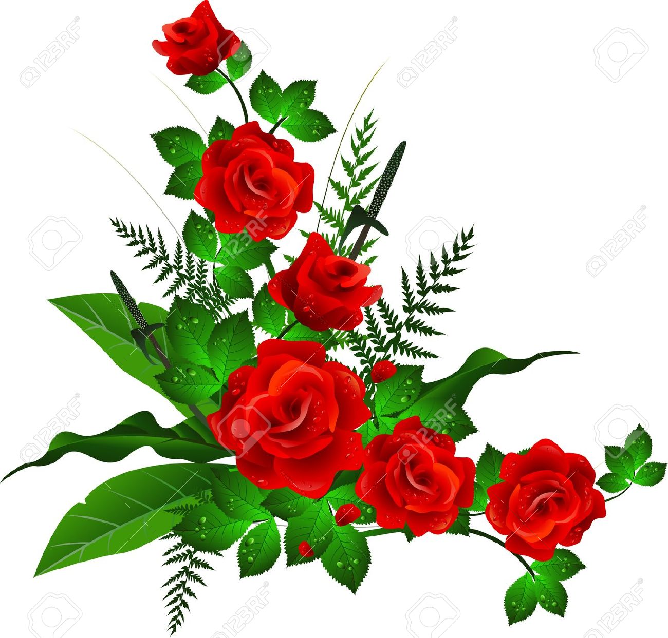 1300x1243 Red Roses Borders Clip Art