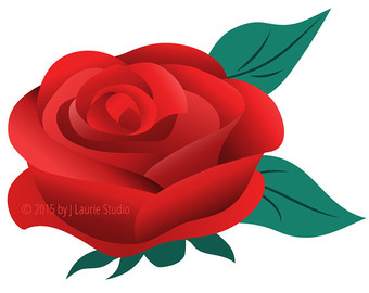 340x270 Rose Clip Art Etsy