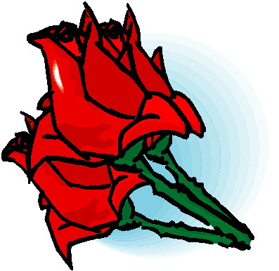 397x386 Roses Clip Art Flowers And Plants