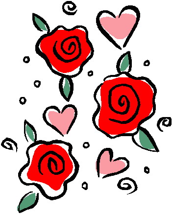 351x437 Roses Clip Art Flowers And Plants