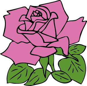 300x295 Free Vector Rose Clip Art Clipart Panda