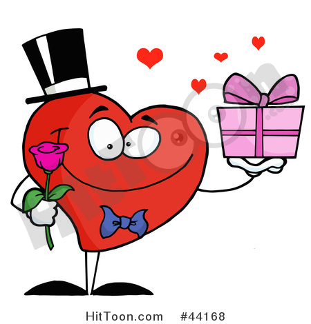 450x470 Heart Character Clipart