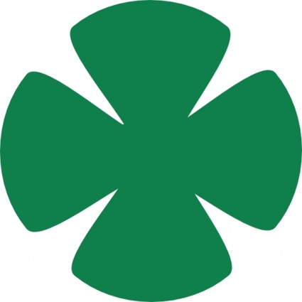 425x425 Free Download Of Rose Green Four Petals Clip Art Vector Graphic