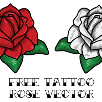 340x340 Red Rose Clip Art 123freevectors