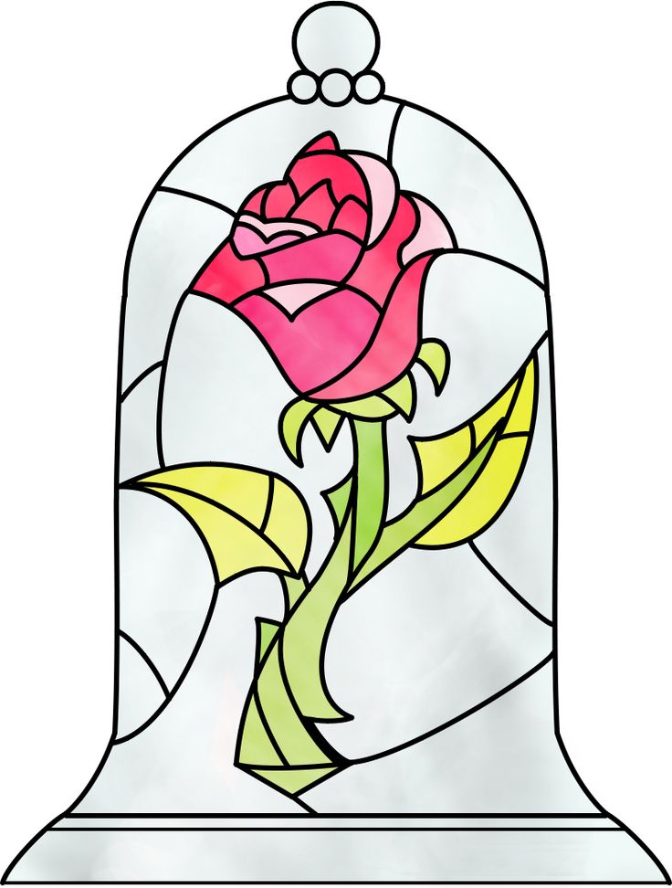 736x972 Beauty And The Beast Rose Clip Art Clipart Collection