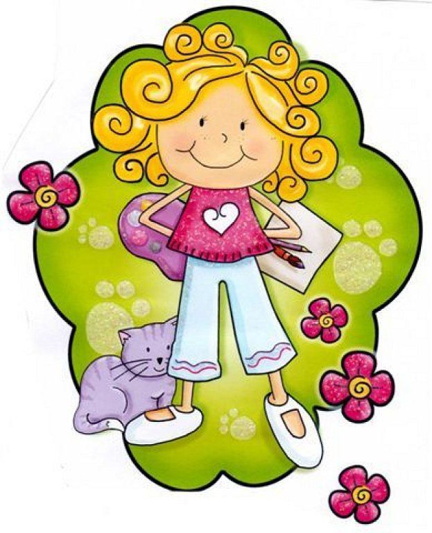 623x768 1732 Best Dibujos Images On Cute Cartoon Girl, Art