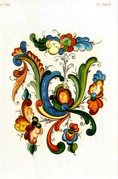 236x359 Free Rosemaling Designs