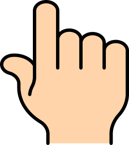 267x300 Middle Finger Clipart Pointer Finger Clip Art