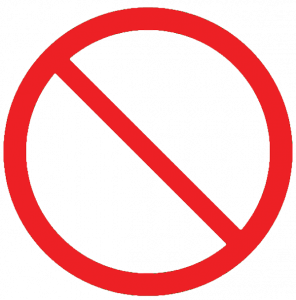 296x300 No Sign Clipart No Sign Clip Art Clipart Panda Free Clipart Images