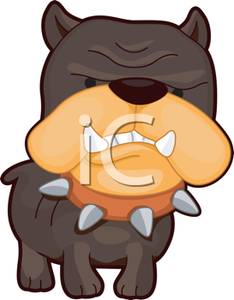 234x300 Clipart Image Of A Scary Rottweiler