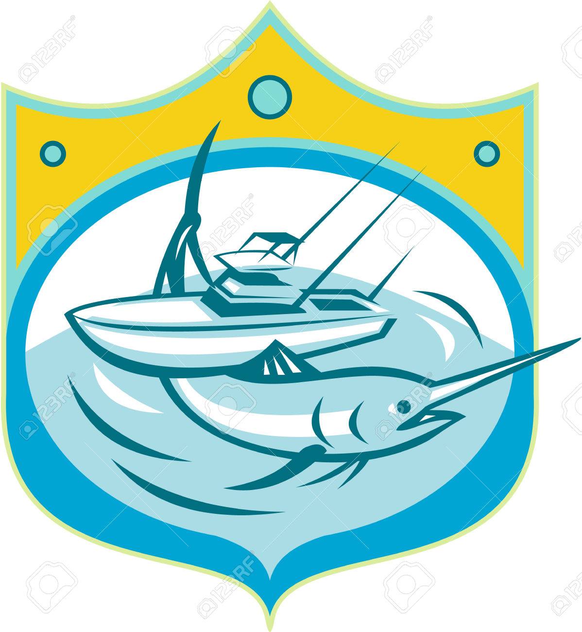 1198x1300 Fishing Boat Clipart Marlin Fishing