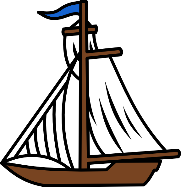 576x595 Free Sailboat Clipart Image