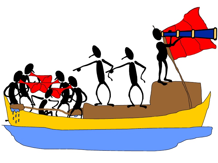 728x546 Rowing Race Clipart