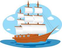 210x162 Wooden Boats Clipart