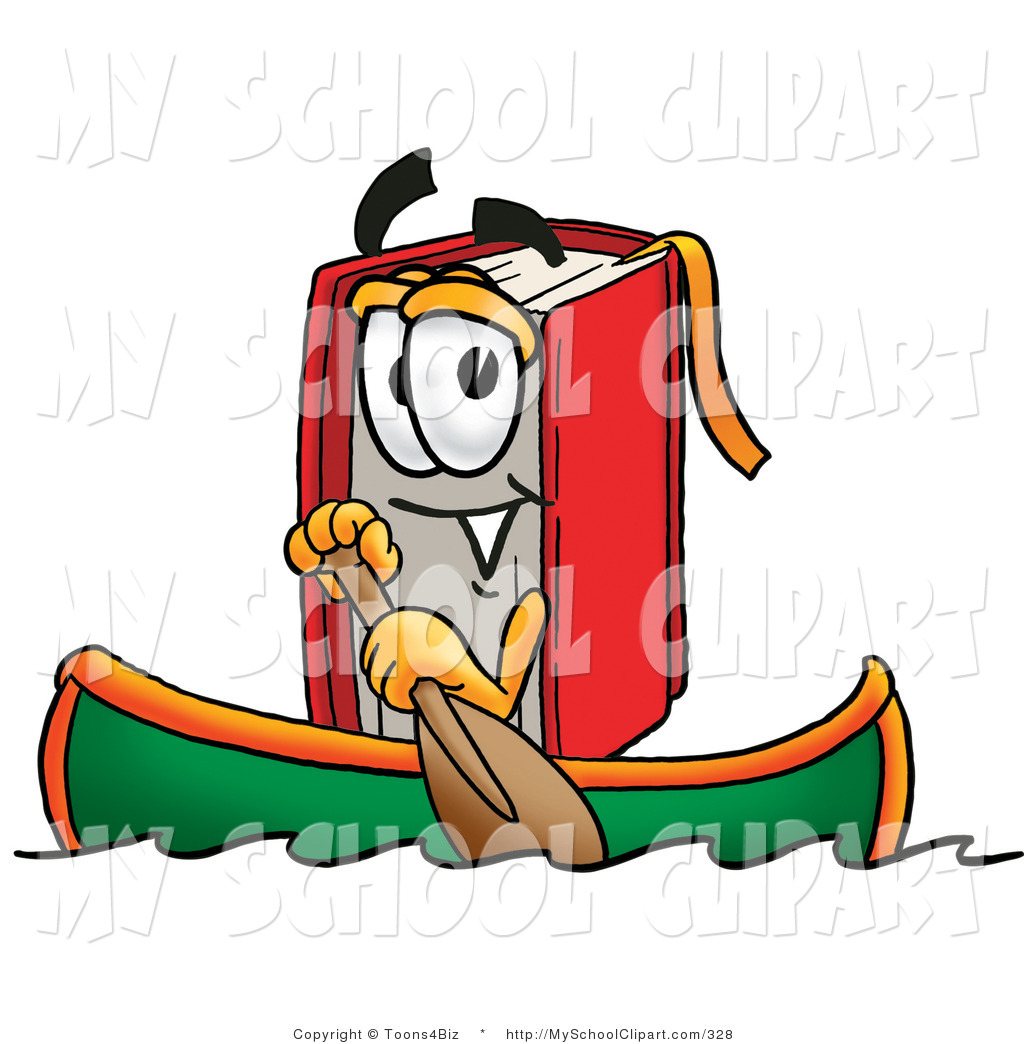 1024x1044 Cliprt Ofnthletic Red Book Mascot Cartoon Character Rowing