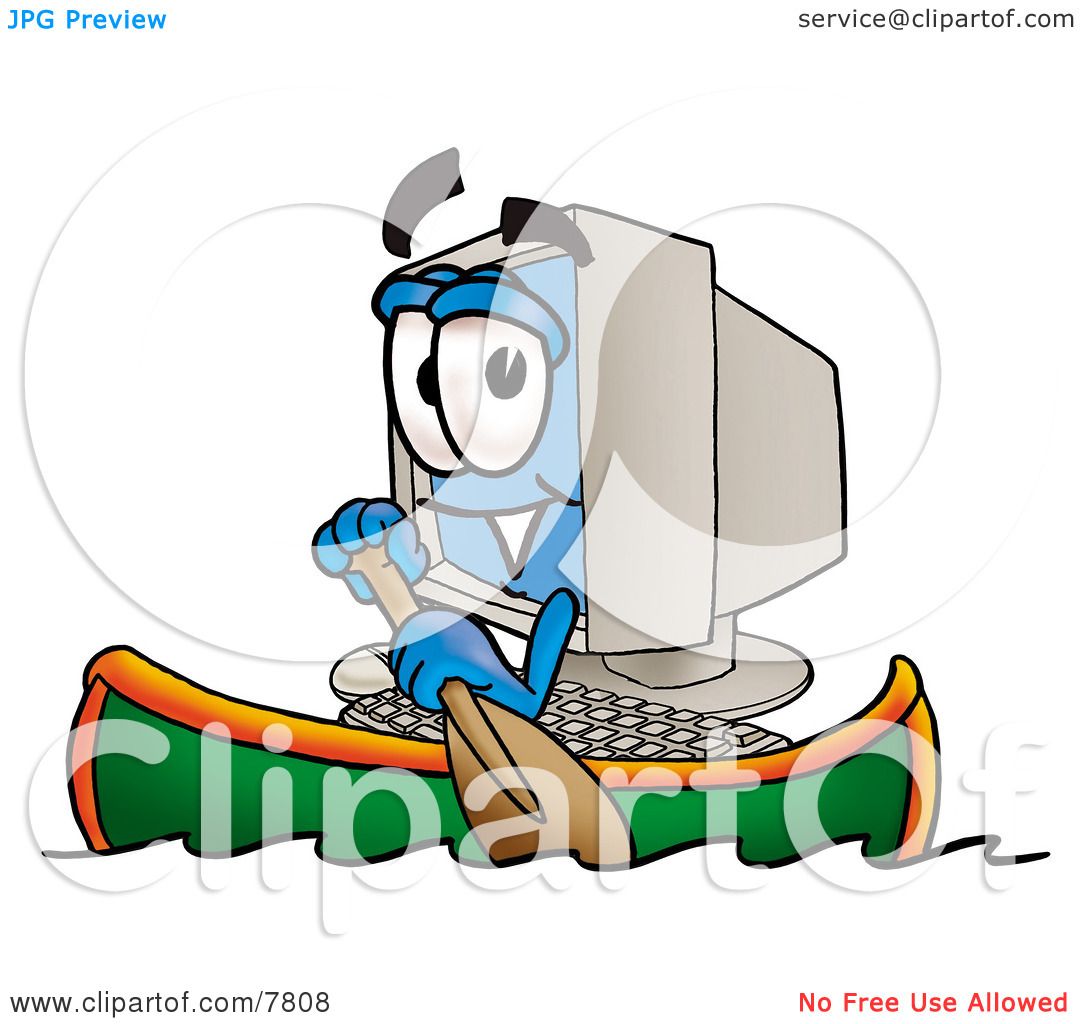 1080x1024 Clipart Picture Of A Desktop Computer Mascot Cartoon Character
