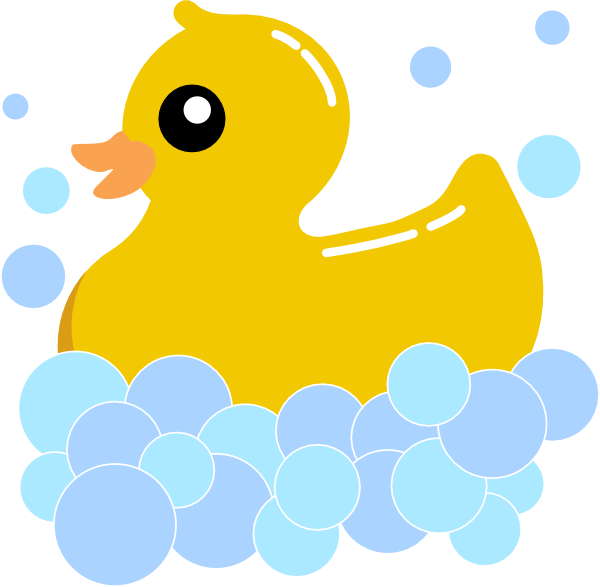 600x587 Rub Duck Foam Clip Art