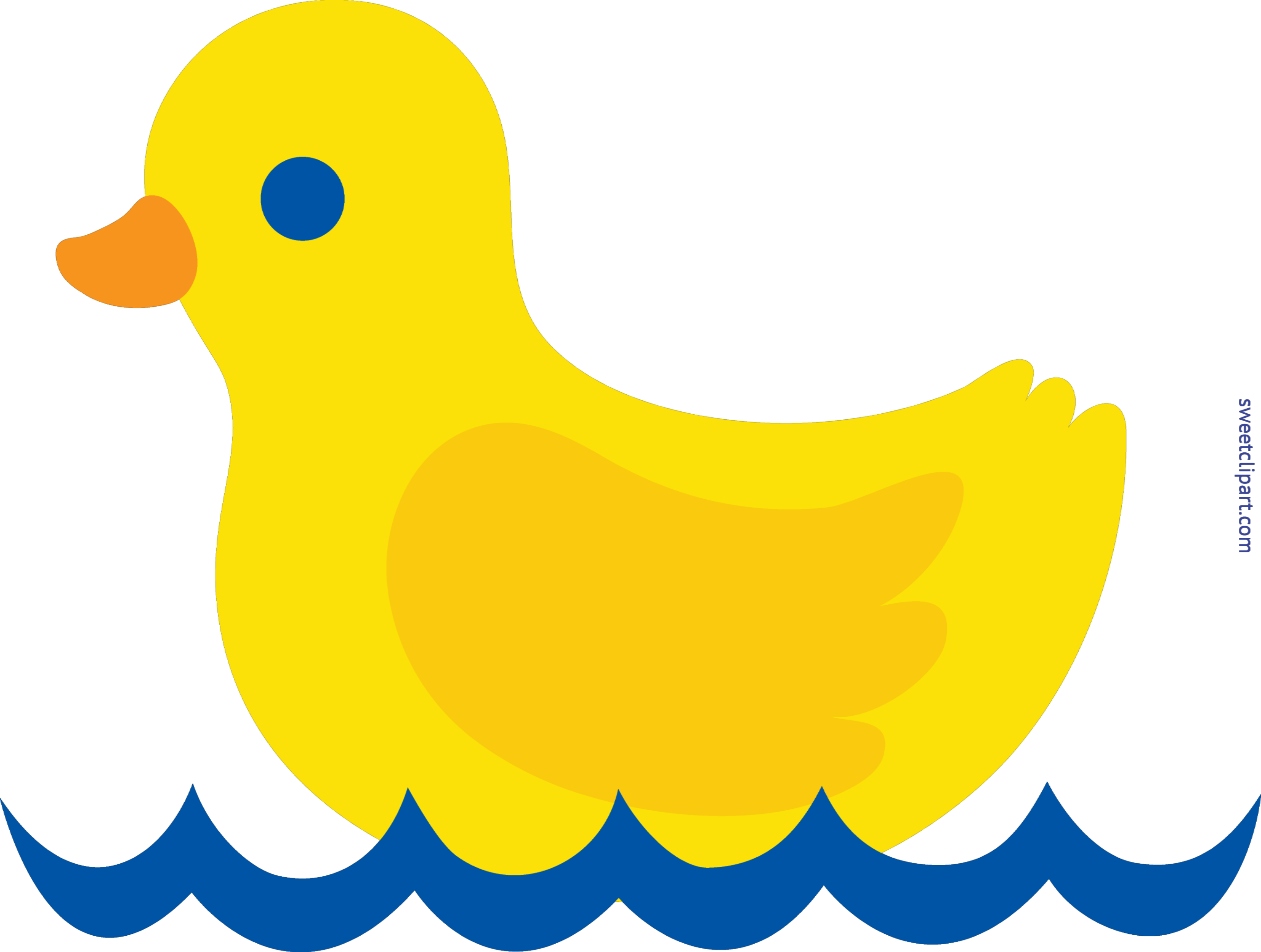 5691x4297 Rubber Ducky Yellow Clip Art